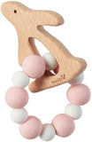 WOODEN ANIMAL AND SILICONE TEETHER
