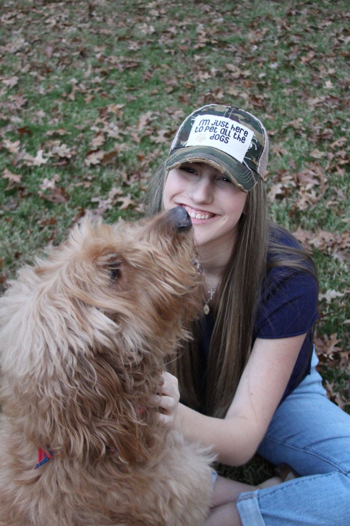 I'm Just Here to Pet All the Dogs Hat