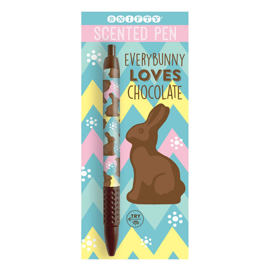CHOCOLATE EASTER BUNNY SCENTED PEN CARDED