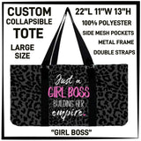 CUSTOM CALLAPSIBLE TOTES
