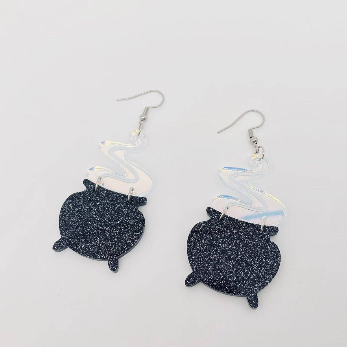 Halloween Colorful Magic Smoke Pot Dangle Earrings