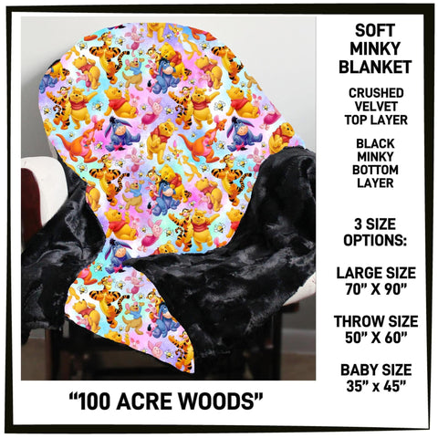 CUSTOM PREORDER MINKY BLANKETS- ARRIVE END OF OCT 25