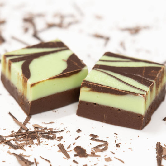 Mint Chocolate Swirl 1/2 lb. Fudge Bar