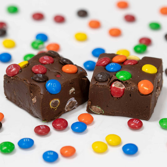 Chocolate with M&M's 1/2 lb. Fudge Bar
