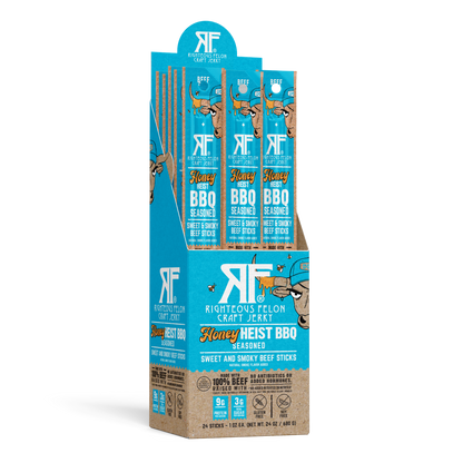 Righteous Felon Honey Heist BBQ Beef Stick 1oz