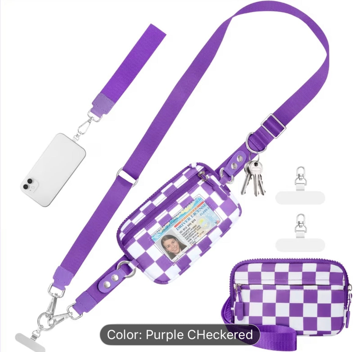 Crossbody Phone Lanyard w/ Wallet