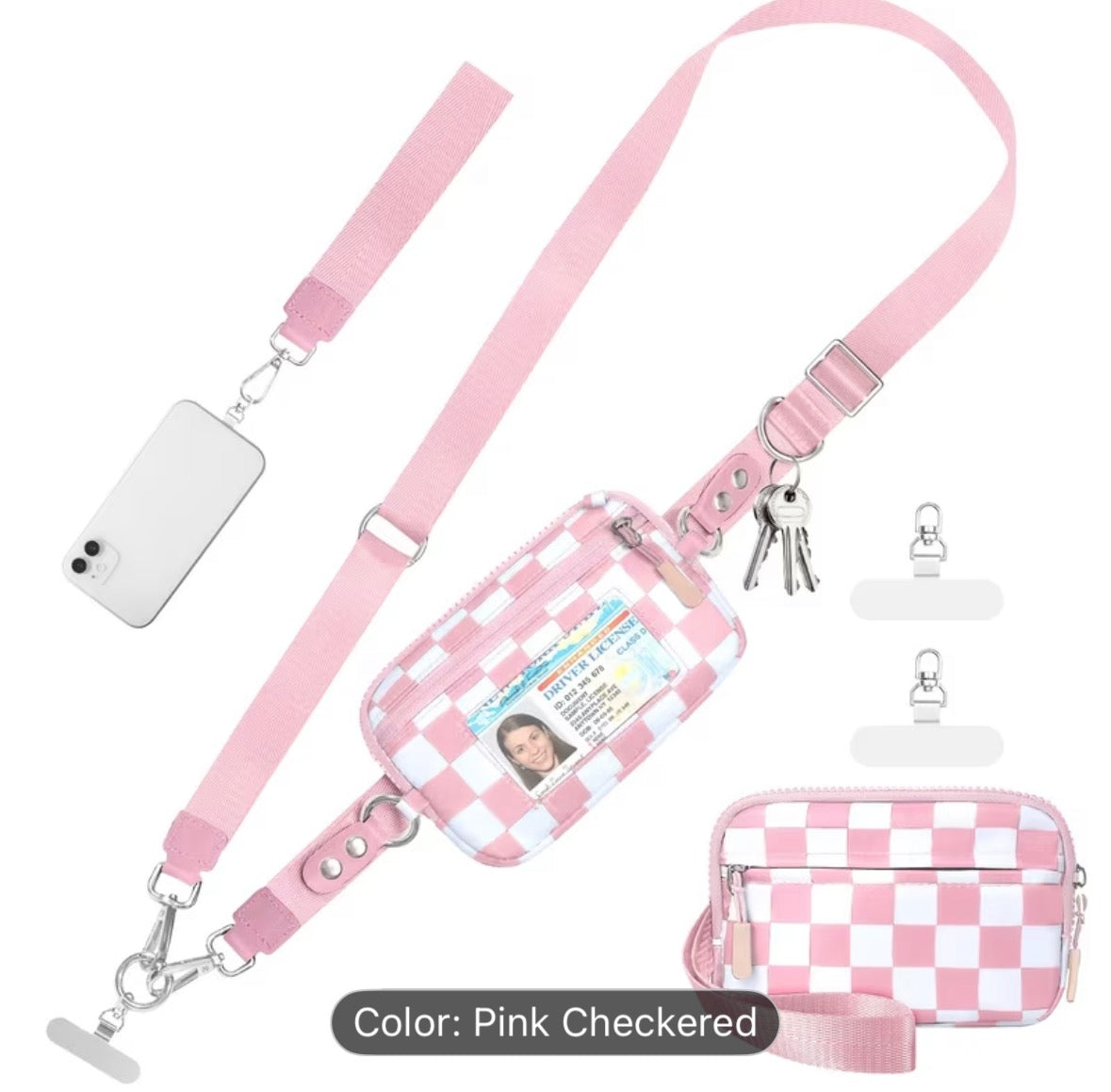Crossbody Phone Lanyard w/ Wallet