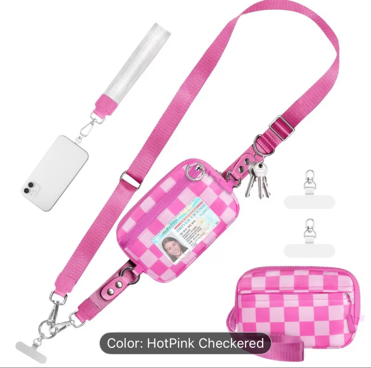 Crossbody Phone Lanyard w/ Wallet