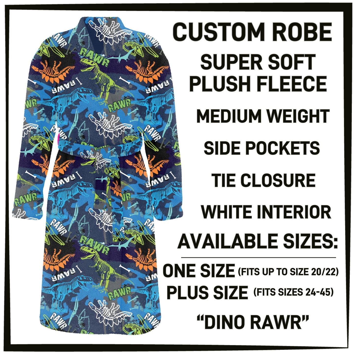 PRE-ORDER ROBES ETA MID DEC