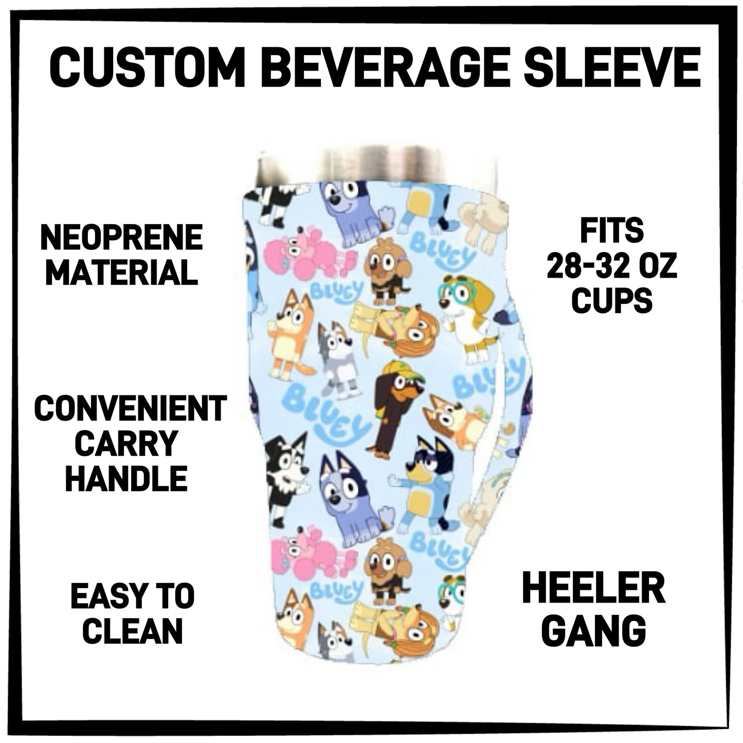 CUSTOM BEVERAGE SLEEVES