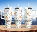 CARTOON 40 oz Tumbler with straw