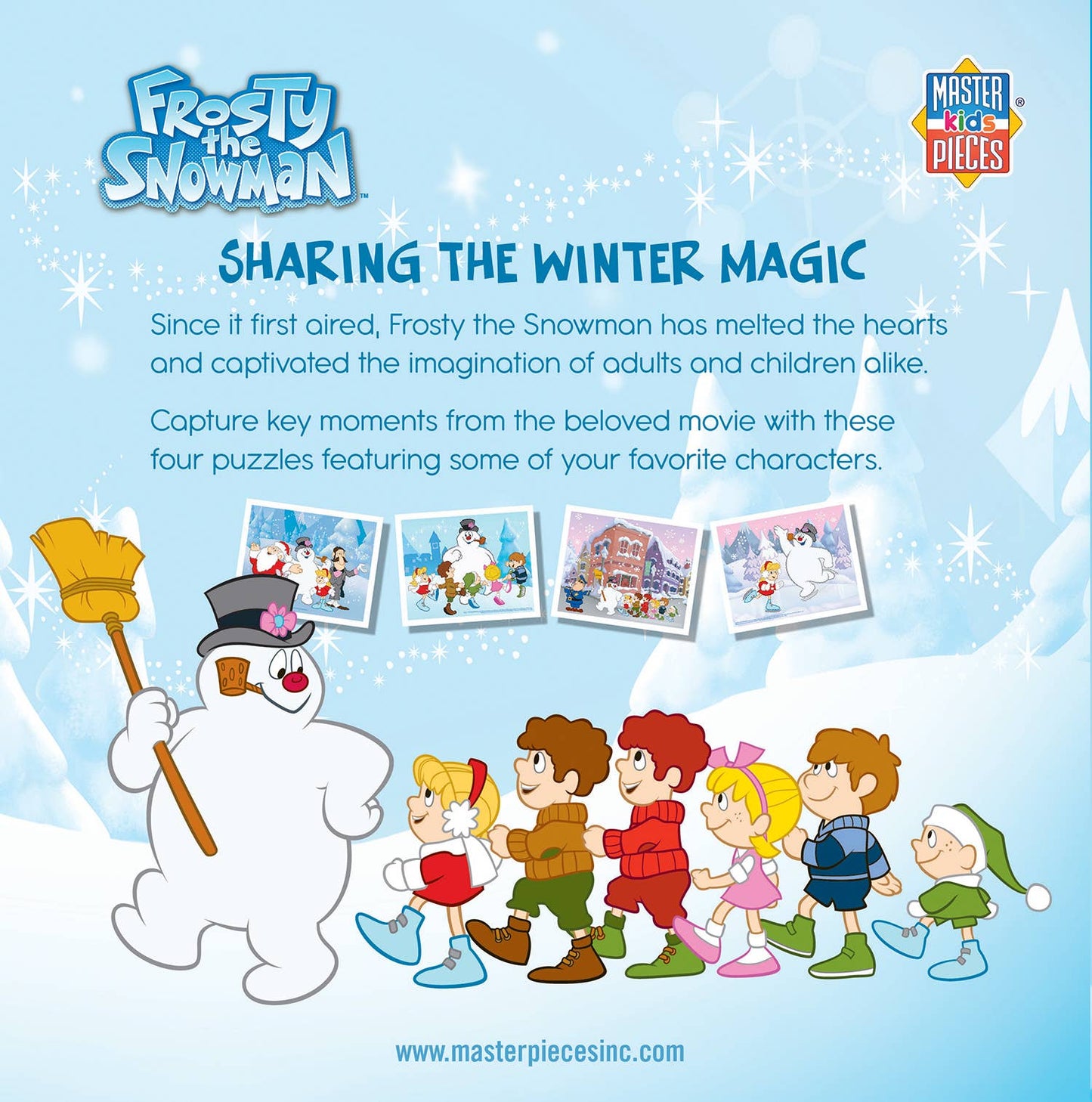 Frosty the Snowman 4-Pack 100 Piece Puzzles