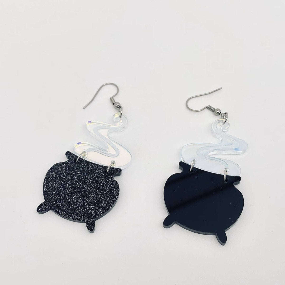 Halloween Colorful Magic Smoke Pot Dangle Earrings