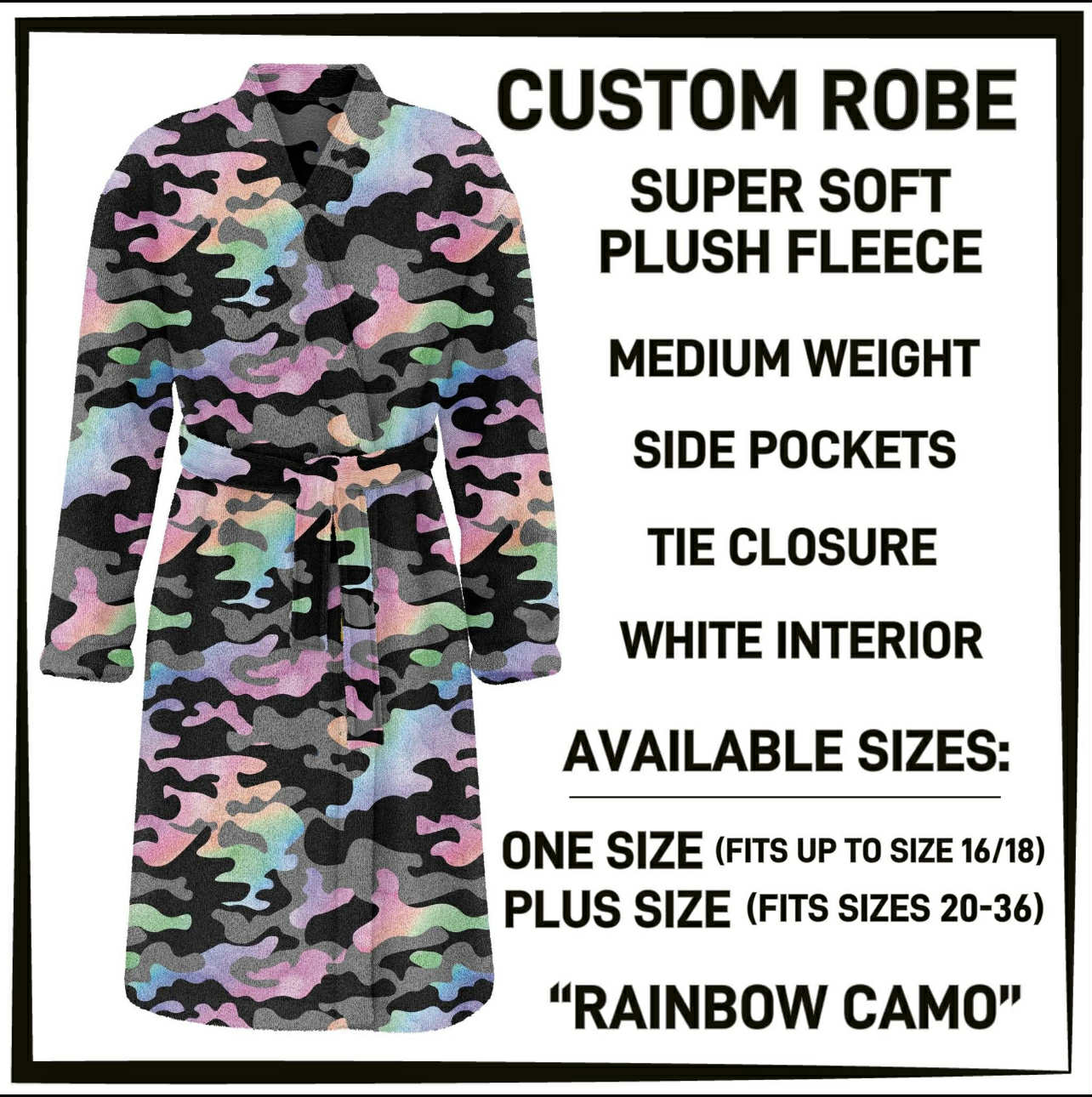 PRE-ORDER ROBES ETA MID DEC