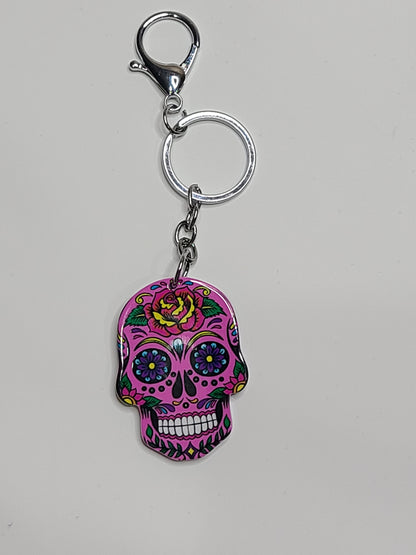 SUGAR SKULL KEYCHAIN