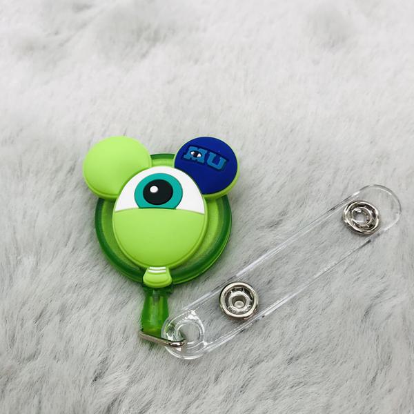 CARTOON SILICONE BADGE REELS