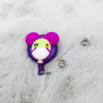 CARTOON SILICONE BADGE REELS