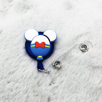 CARTOON SILICONE BADGE REELS