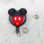 CARTOON SILICONE BADGE REELS