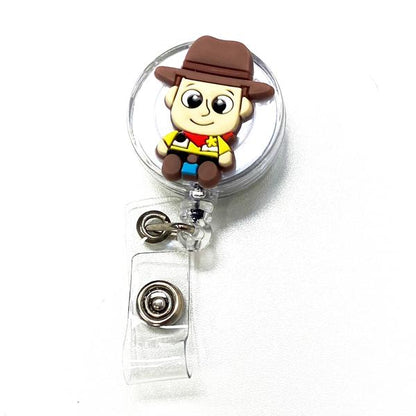 CHARACTER BADGE REEL/POUCH