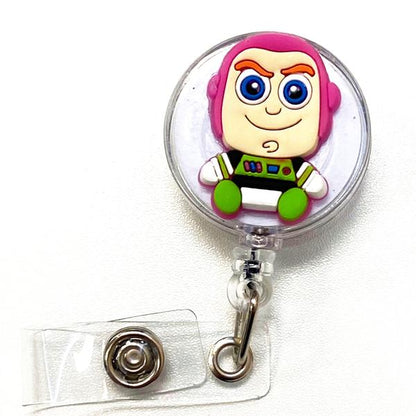 CHARACTER BADGE REEL/POUCH